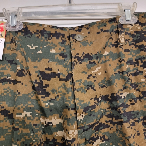 FOX COMBAT Outdoor Digital Camo Cargo Trouser Adjustable Waistband Pants - Picture 2 of 15